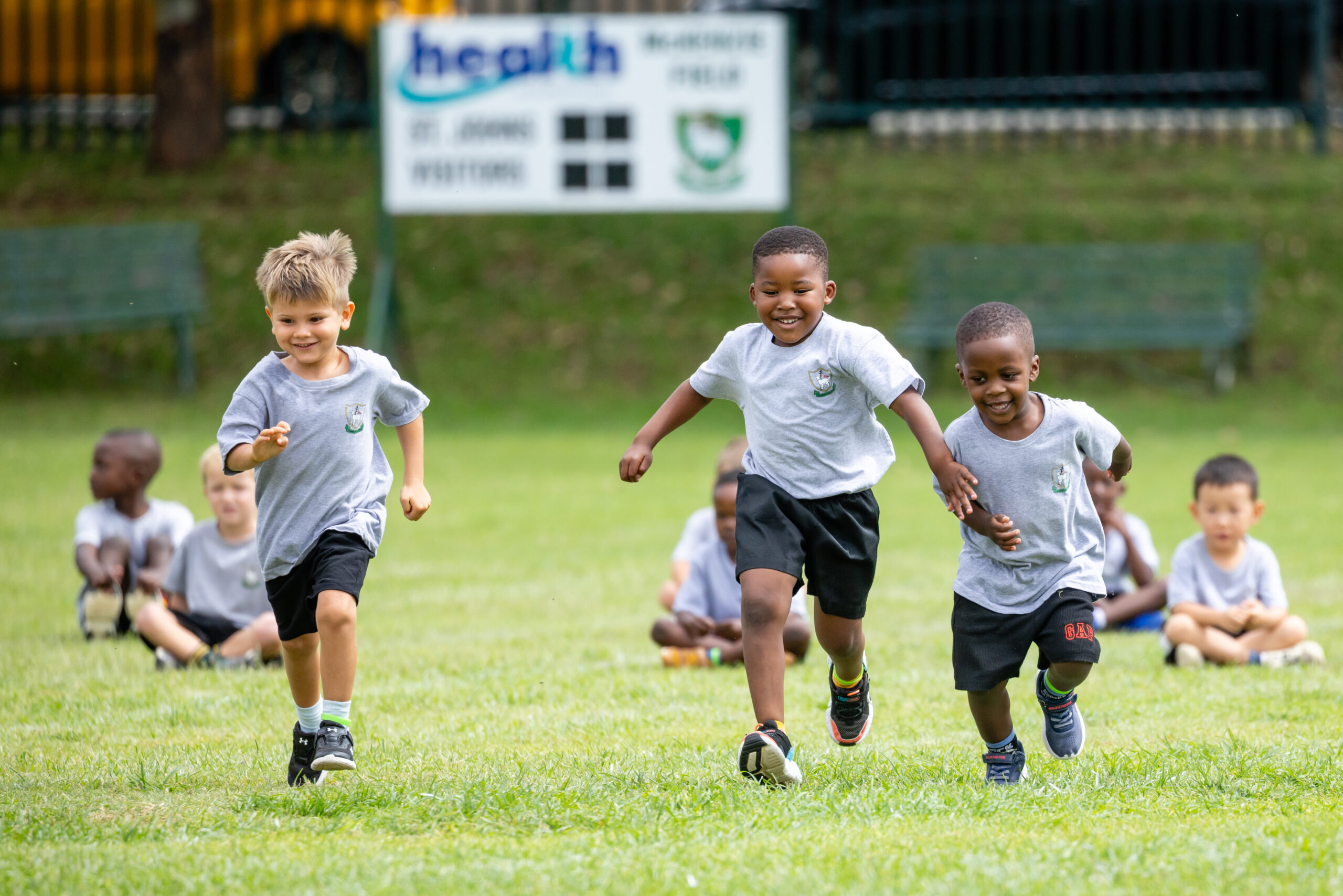 Children at sports day